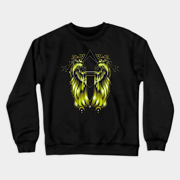 crow skull Crewneck Sweatshirt by SHINIGAMII